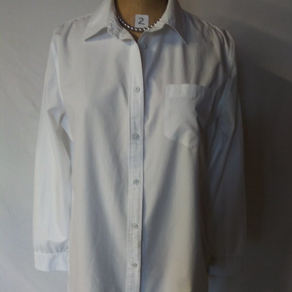 Canyon River Blues Tops - Canyon River Blues White Shirt - L